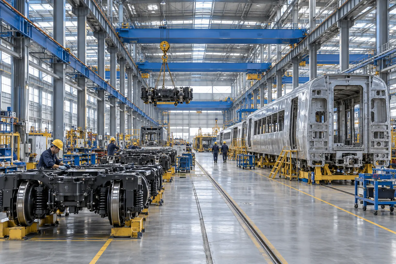 Rail Equipment Steel Structure Workshop for CRCHI, Hunan Gallery - 3